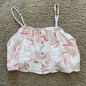 Abercrombie floral tank